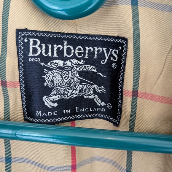 STUNNING Vintage 90s BURBERRY Luxury Designer Trench Long Men Coat - Picture 3 of 15